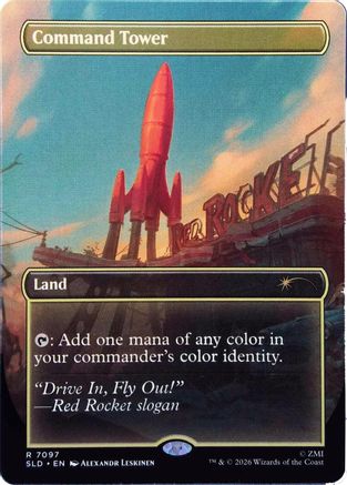 Command Tower (7097) (SLD-7097) - Secret Lair Drop Series Foil