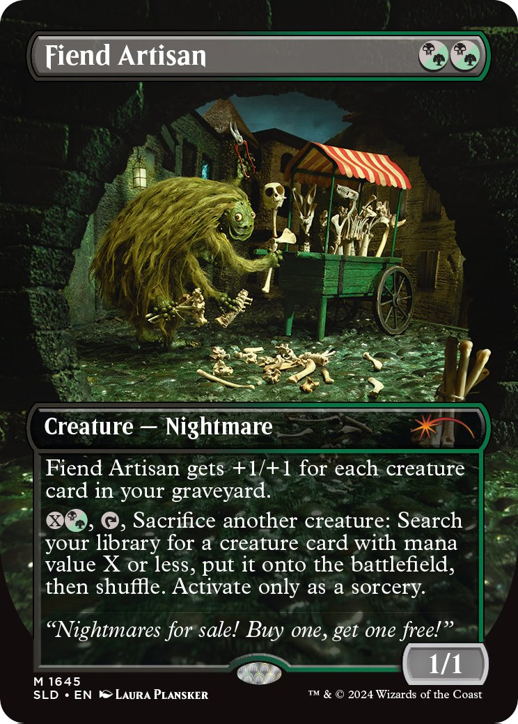Fiend Artisan (SLD-1645) - Secret Lair Drop (Borderless)