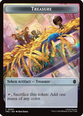 Treasure // Ninja Double-Sided Token (TMC-3 // 5) - Commander: Teenage Mutant Ninja Turtles