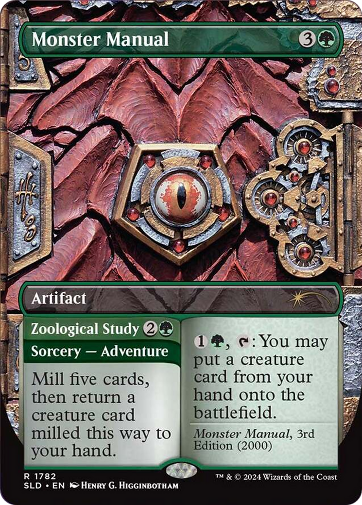 Monster Manual (SLD-1782) - Secret Lair Drop (Borderless)