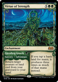 Virtue of Strength (Showcase) (WOE-284) - Wilds of Eldraine: (Showcase)