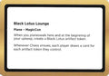 Black Lotus Lounge (Black Lotus Unknown Planechase) (OVER-) - Oversize Cards