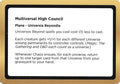Multiversal High Council (Black Lotus Unknown Planechase) (OVER-) - Oversize Cards