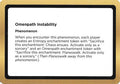 Omenpath Instability (Black Lotus Unknown Planechase) (OVER-) - Oversize Cards