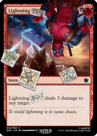 Lightning Bolt (042) (SLD-042) - Secret Lair Drop Series