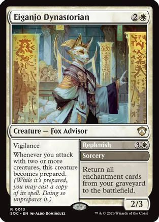 Eiganjo Dynastorian (SOC-013) - Commander: Secrets of Strixhaven