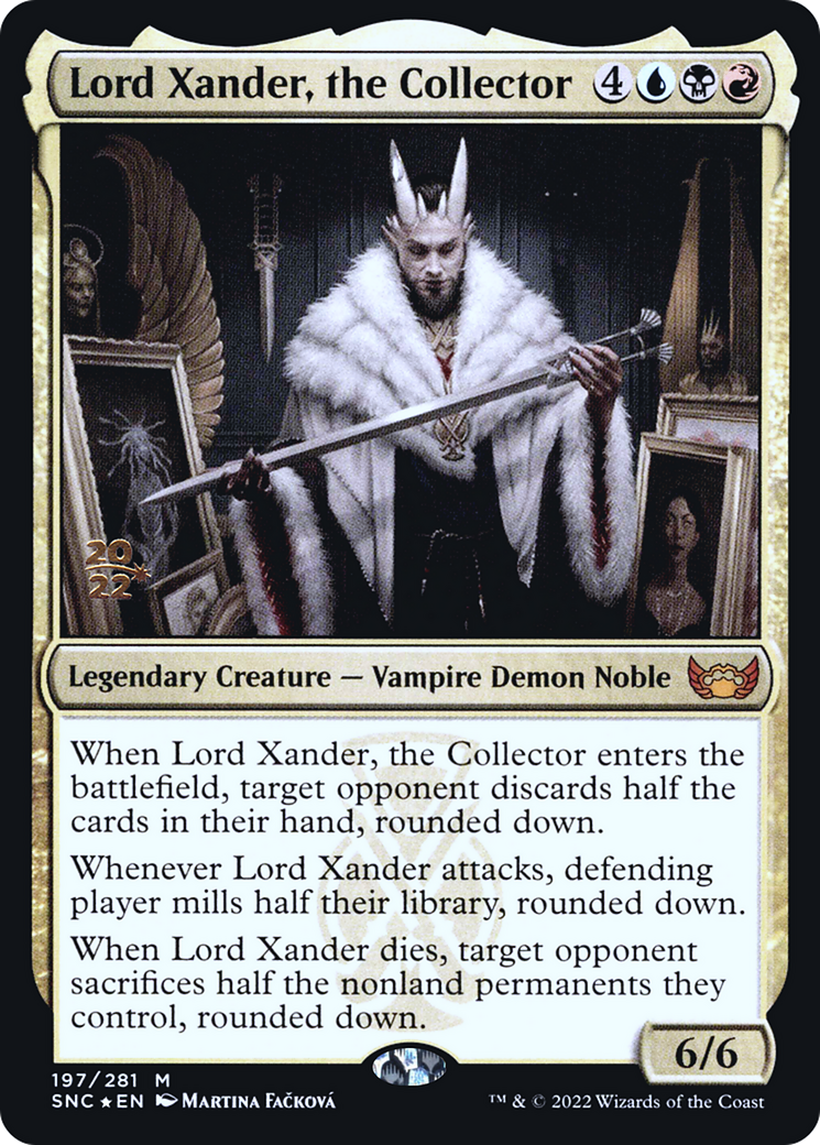 Lord Xander, the Collector (PRE-197) - Streets of New Capenna Promos Foil