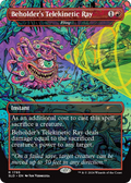 Beholder's Telekinetic Ray - Fling (SLD-1795) - Secret Lair Drop / Beholder's Telekinetic Ray (Borderless)