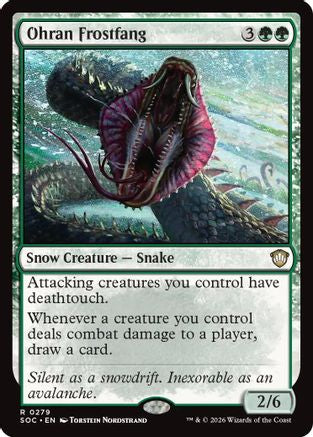 Ohran Frostfang (SOC-279) - Commander: Secrets of Strixhaven