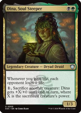 Dina, Soul Steeper (SOC-305) - Commander: Secrets of Strixhaven