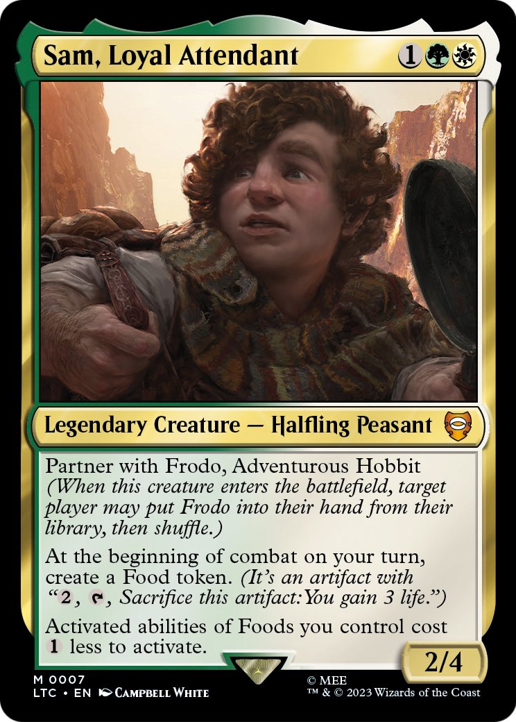 Sam, Loyal Attendant (LTC-007) - Tales of Middle-earth Commander