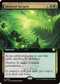 Immoral Bargain (Extended Art) (SOC-095) - Commander: Secrets of Strixhaven