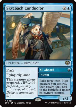 Skycoach Conductor (SOS-067) - Secrets of Strixhaven