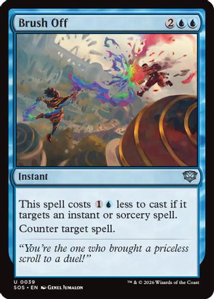 Brush Off (SOS-039) - Secrets of Strixhaven Foil