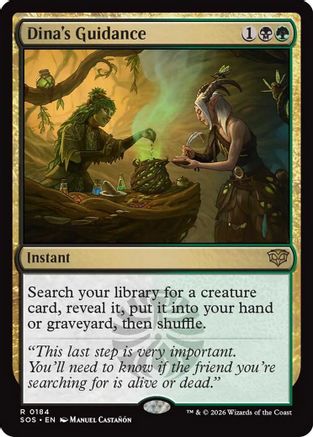 Dina's Guidance (SOS-184) - Secrets of Strixhaven Foil