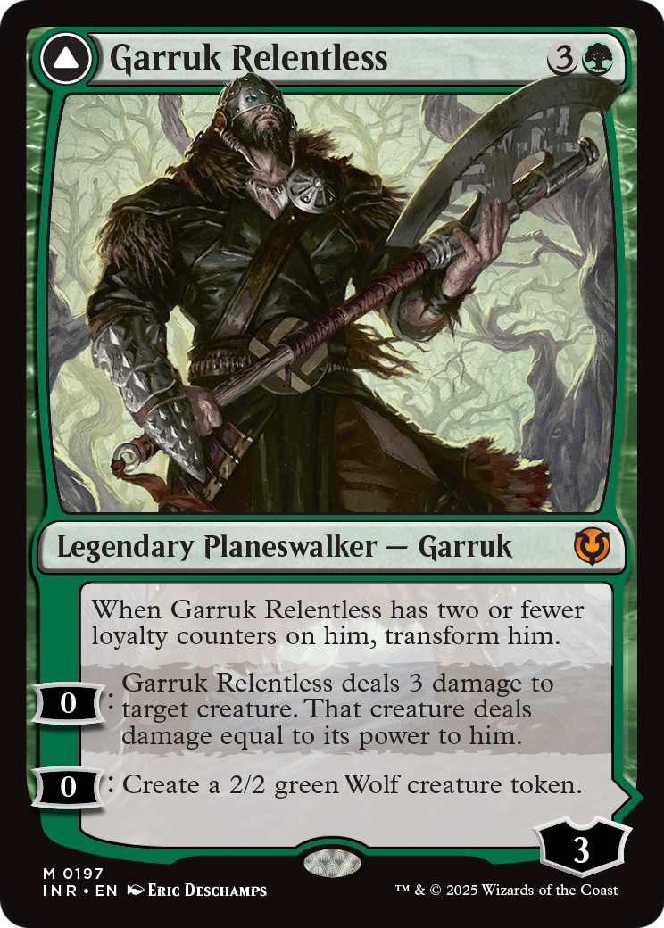 Garruk Relentless (INR-197) - Innistrad Remastered Foil