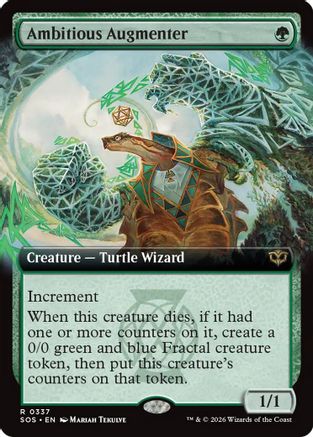 Ambitious Augmenter (Extended Art) (SOS-337) - Secrets of Strixhaven Foil