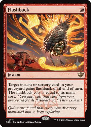 Flashback (PPSOS-115) - Promo Pack: Secrets of Strixhaven Foil