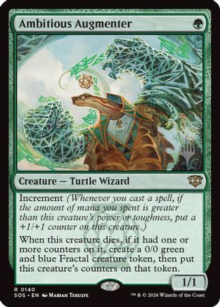 Ambitious Augmenter (PPSOS-140) - Promo Pack: Secrets of Strixhaven Foil