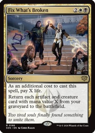 Fix What's Broken (PPSOS-188) - Promo Pack: Secrets of Strixhaven