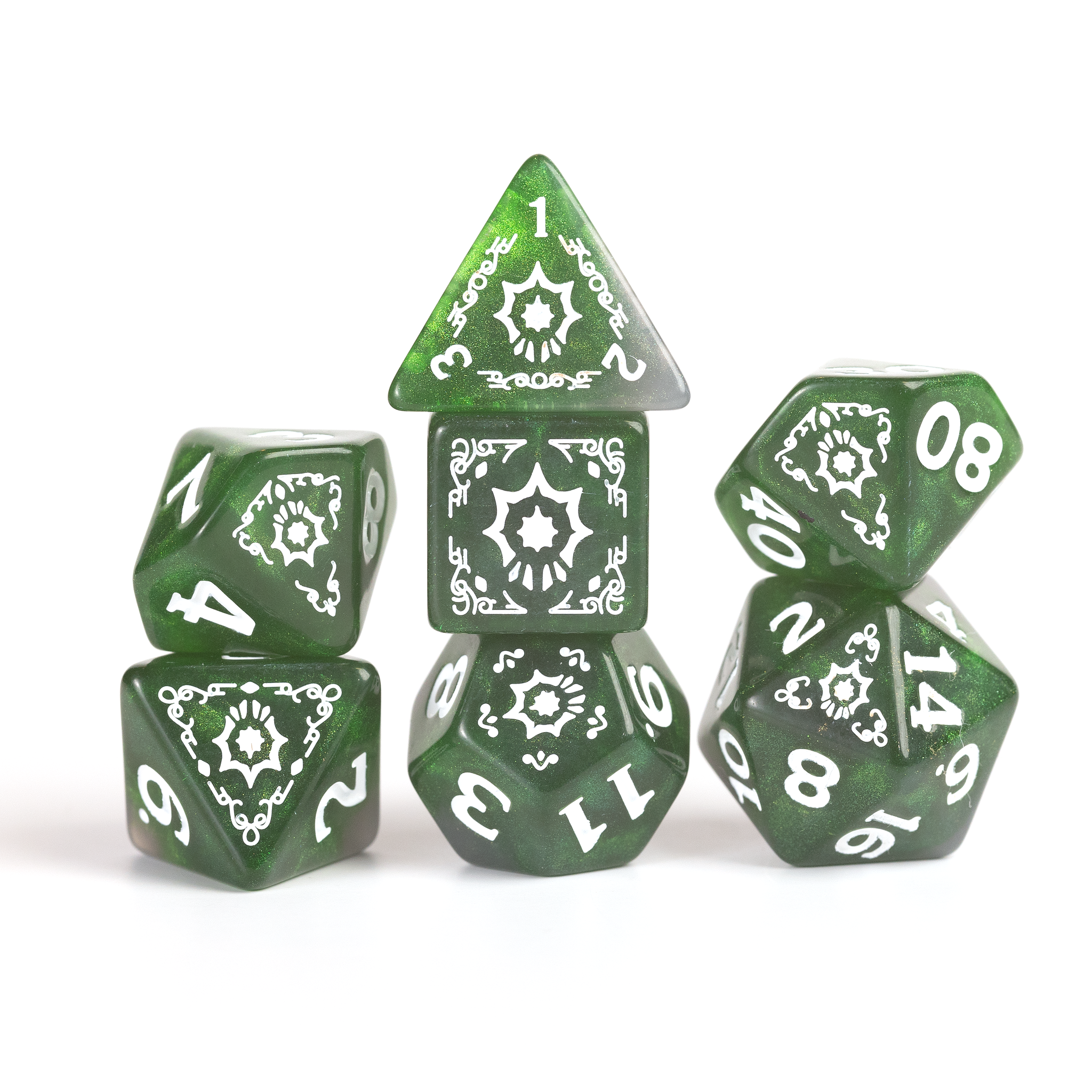 D&D Adventure Dice: Cleric Green