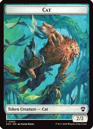 Cat // Inkling (0022) Double-Sided Token (SOC-2 // 22) - Commander: Secrets of Strixhaven
