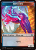 Elemental (0002) // Treasure Double-Sided Token (SOS-2 // 12) - Secrets of Strixhaven Foil