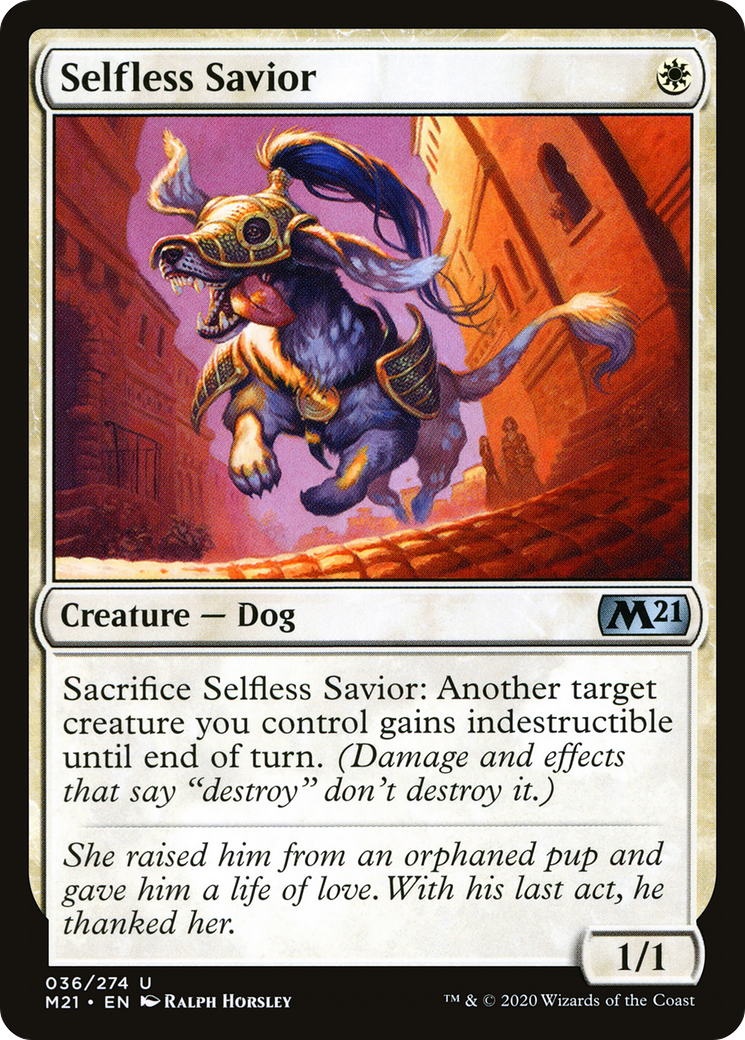 Selfless Savior (M21-036) - Core Set 2021 Foil
