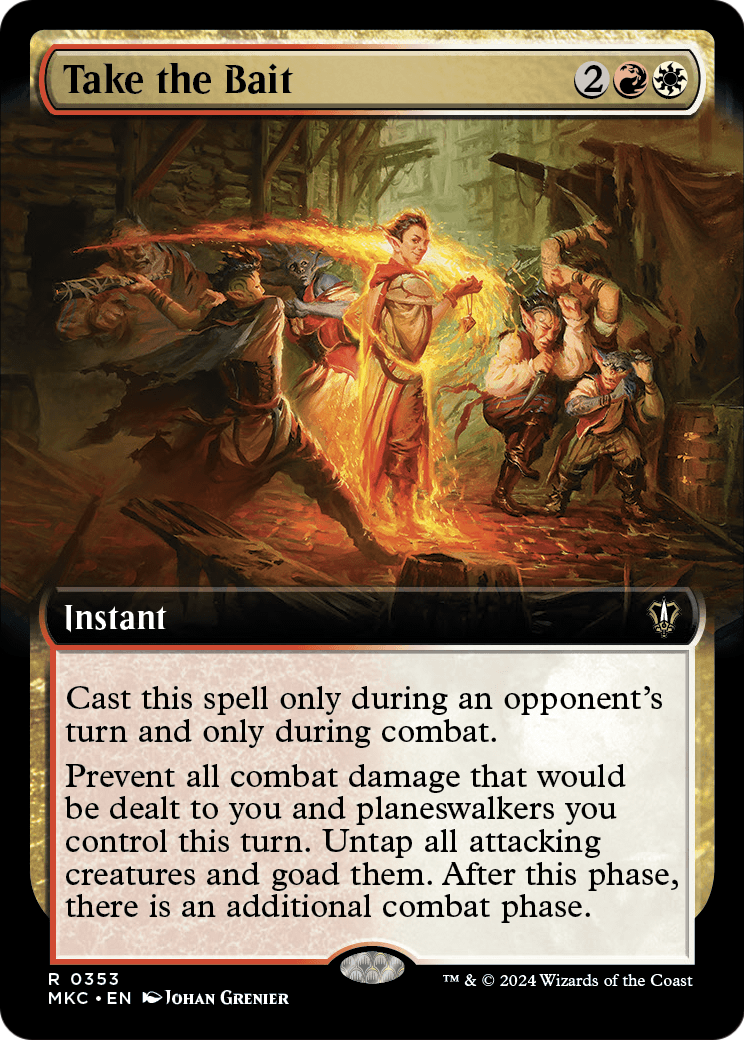 Take the Bait (Extended Art) (MKC-353) - Murders at Karlov Manor Commander: (Extended Art)
