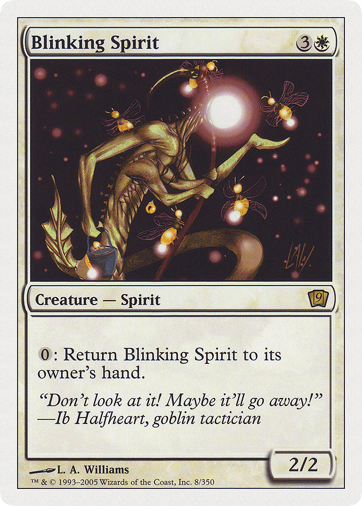 Blinking Spirit (9ED-008) - 9th Edition Foil