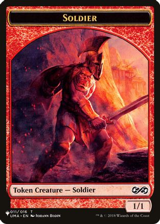 Soldier (UMA) // Kobolds of Kher Keep (MKC) Double-sided Token (LIST-11 // 12) - The List Reprints