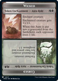 Wicked Role / Cursed Role (WOE) // Treasure (MH3) Double-sided Token (LIST-17 // 7) - The List Reprints