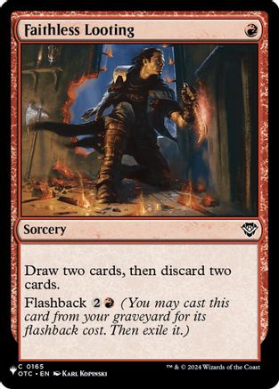 Faithless Looting (OTC) (LIST-165) - The List Reprints