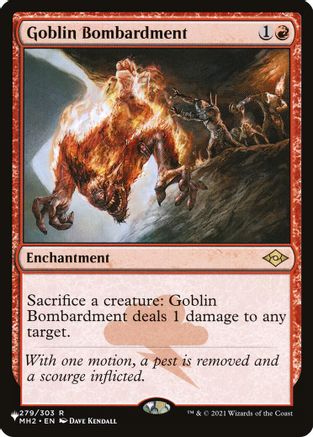 Goblin Bombardment (MH2) (LIST-279) - The List Reprints