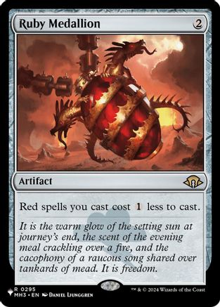 Ruby Medallion (LIST-295) - The List Reprints