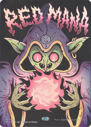Red Mana (SLD-7082) - Secret Lair Drop Series Foil