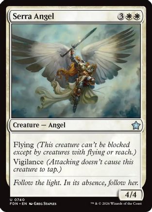 Serra Angel (0740) (FDN-740) - Foundations