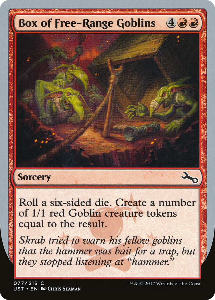 Box of Free-Range Goblins (UST-077) - Unstable Foil