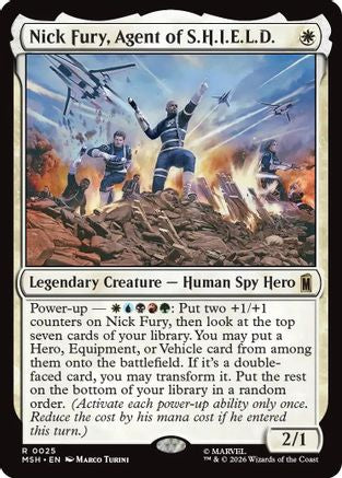 Nick Fury, Agent of S.H.I.E.L.D. (MSH-025) - Marvel Super Heroes