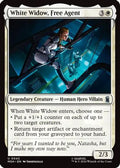 White Widow, Free Agent (MSH-042) - Marvel Super Heroes