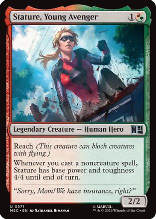 Stature, Young Avenger (MSC-571) - Commander: Marvel Super Heroes