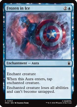 Frozen in Ice (MSH-054) - Marvel Super Heroes Foil