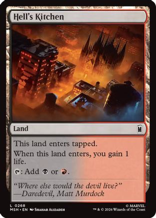 Hell's Kitchen (MSH-268) - Marvel Super Heroes Foil