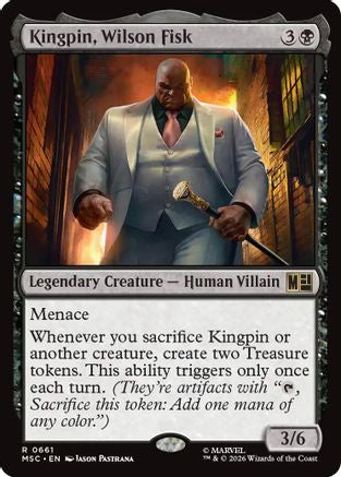 Kingpin, Wilson Fisk (MSC-661) - Commander: Marvel Super Heroes
