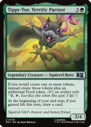 Tippy-Toe, Terrific Partner (MSC-734) - Commander: Marvel Super Heroes Foil