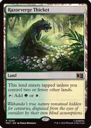 Razorverge Thicket (MSC-259) - Commander: Marvel Super Heroes