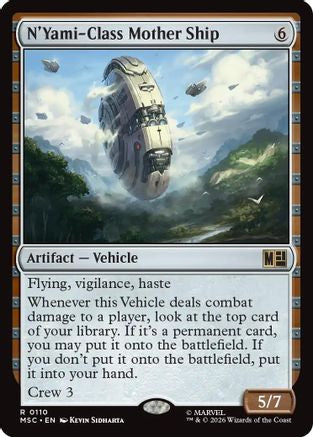 N'Yami-Class Mother Ship (Surge Foil) (MSC-110) - Commander: Marvel Super Heroes Foil