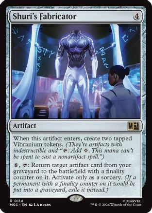 Shuri's Fabricator (Surge Foil) (MSC-114) - Commander: Marvel Super Heroes Foil