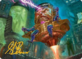 M.O.D.O.K. Art Card (Gold-Stamped Signature) (AAMSH-009) - Art Series: Marvel Super Heroes