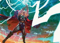 Lightning Strike Art Card (AAMSH-011) - Art Series: Marvel Super Heroes